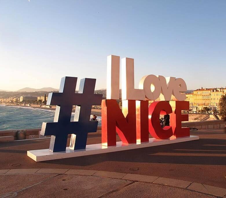 Chic Vieux 3 Min De La Appartamento Nizza